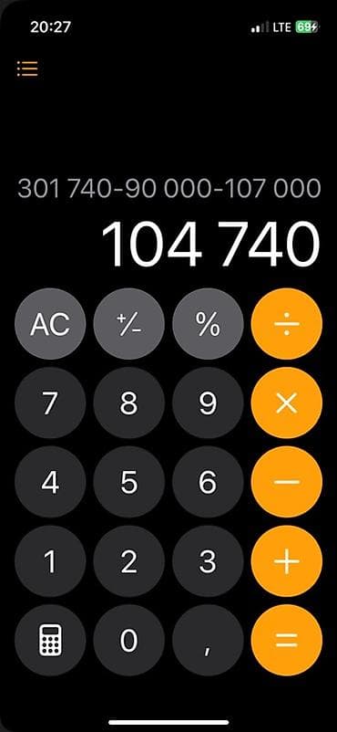 Мобильное приложение «Калькулятор» для iOS - Удобный базовый at lalafo.kg Мобильное приложение «Калькулятор» для iOS - Удобный базовый