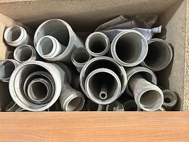 Набор сантехнических фитингов и отрезков труб ПВХ/ПП для систем at lalafo.kg Набор сантехнических фитингов и отрезков труб ПВХ/ПП для систем