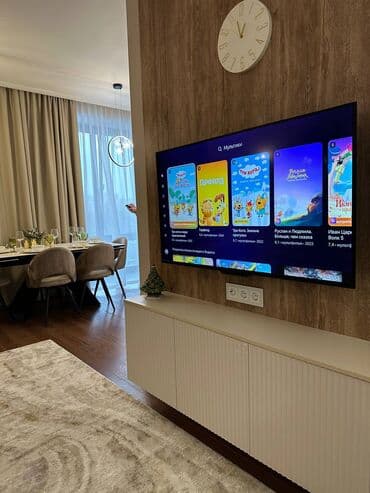 Тумба и подставка для телевизора, Новый, Подвесная, ЛДСП, Самовывоз, Платная доставка, цвет - Бежевый at lalafo.kg Тумба и подставка для телевизора, Новый, Подвесная, ЛДСП, Самовывоз, Платная доставка, цвет - Бежевый