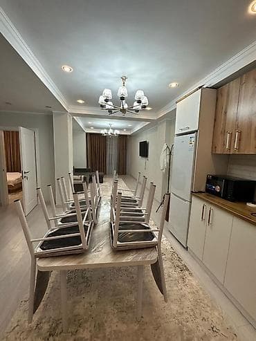 3 комнаты, С мебелью полностью at lalafo.kg 3 комнаты, С мебелью полностью