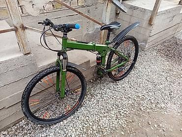 Складной горный велосипед 26" - Рама: складная, стальная, зелёного at lalafo.kg Складной горный велосипед 26" - Рама: складная, стальная, зелёного