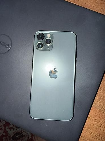 IPhone 11 Pro 256 ГБ в цвете Midnight Green в отличном состоянии at lalafo.kg IPhone 11 Pro 256 ГБ в цвете Midnight Green в отличном состоянии