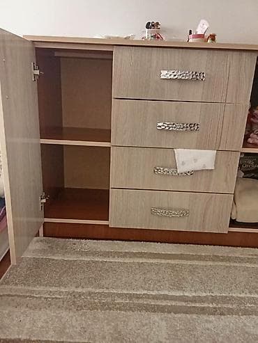 Комод для одежды, Без зеркала, ЛДСП, цвет - Бежевый at lalafo.kg — 3 Комод для одежды, Без зеркала, ЛДСП, цвет - Бежевый — 3