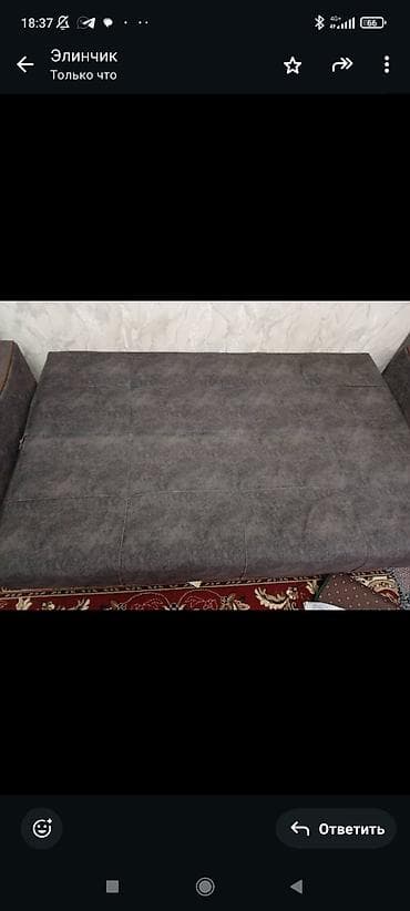 Спальный гарнитур, Б/у, цвет - Серый at lalafo.kg Спальный гарнитур, Б/у, цвет - Серый