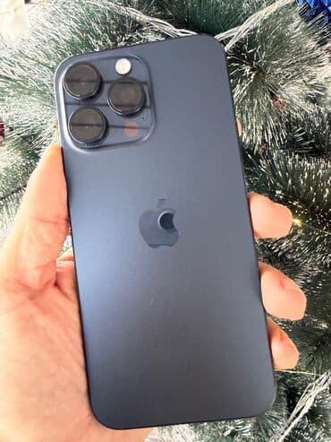 IPhone 15 Pro Max, Б/у, 256 ГБ, Blue Titanium, Кабель, 85 % at lalafo.kg IPhone 15 Pro Max, Б/у, 256 ГБ, Blue Titanium, Кабель, 85 %