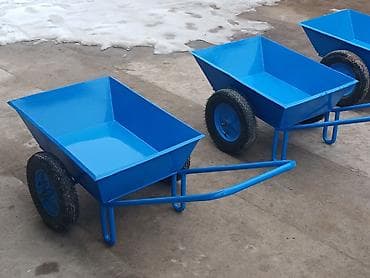 Садово-строительная тачка и тележка, Стальная, Двухколесная at lalafo.kg Садово-строительная тачка и тележка, Стальная, Двухколесная