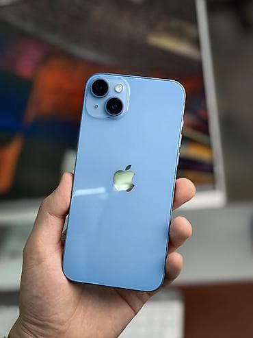 IPhone 14 Plus, Б/у, 256 ГБ, Голубой, 85 % at lalafo.kg IPhone 14 Plus, Б/у, 256 ГБ, Голубой, 85 %