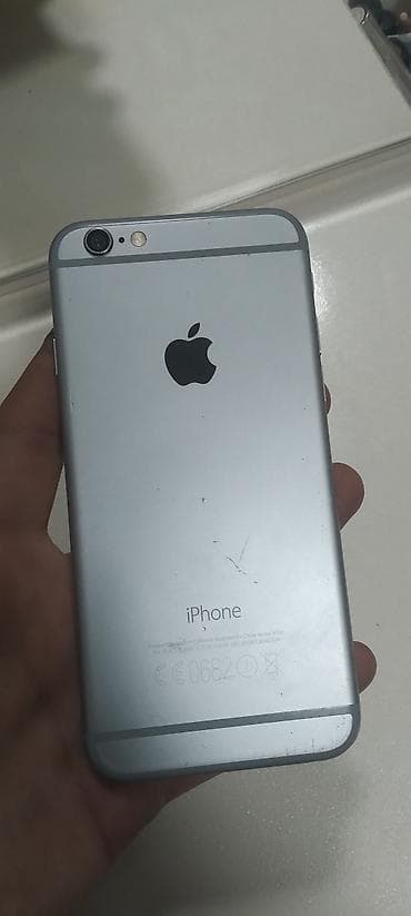 IPhone 6, Б/у, 64 ГБ, White Titanium, Чехол at lalafo.kg IPhone 6, Б/у, 64 ГБ, White Titanium, Чехол