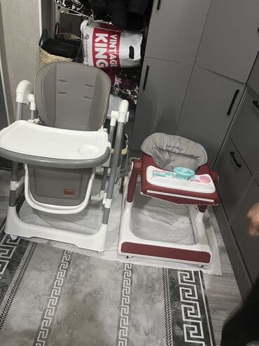 Детский стул, Б/у, Пластик, цвет - Серый, Платная доставка, Самовывоз at lalafo.kg Детский стул, Б/у, Пластик, цвет - Серый, Платная доставка, Самовывоз