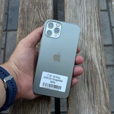 IPhone 12 Pro, Б/у, 256 ГБ, Графит, 96 % at lalafo.kg IPhone 12 Pro, Б/у, 256 ГБ, Графит, 96 %