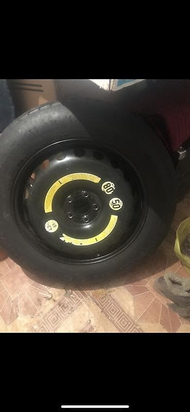 Колеса в сборе R 16, Лето, Б/у, Запаска, Легковые, Железные, отверстий - 5 at lalafo.kg Колеса в сборе R 16, Лето, Б/у, Запаска, Легковые, Железные, отверстий - 5