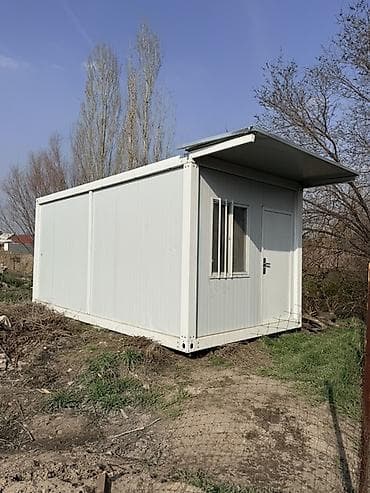 - Размеры : 6×3м, - Каркас металлический, панели светлого цвета - at lalafo.kg - Размеры : 6×3м, - Каркас металлический, панели светлого цвета -