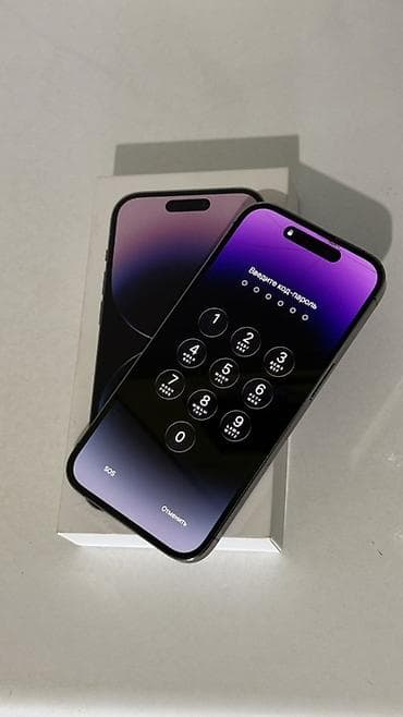 IPhone 14 Pro, Deep Purple, Коробка at lalafo.kg IPhone 14 Pro, Deep Purple, Коробка