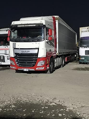 Тягач, DAF, 2015 г., Тентованный at lalafo.kg Тягач, DAF, 2015 г., Тентованный
