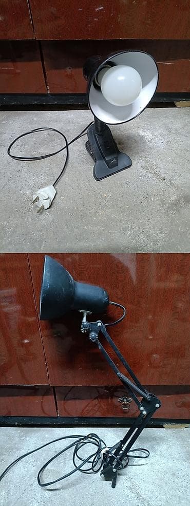 ПРОДАЮ НАСТОЛЬНУЮ ЛАМПУ С ПРИЩЕПКОЙ.И ЕЩЁ ОДНА ЛАМПА БЕЗ ПОДСТАВКИ lalafo.kg да — 1 ПРОДАЮ НАСТОЛЬНУЮ ЛАМПУ С ПРИЩЕПКОЙ.И ЕЩЁ ОДНА ЛАМПА БЕЗ ПОДСТАВКИ — 1