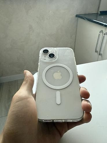 IPhone 14, Б/у, 256 ГБ, Белый, Чехол, 92 % at lalafo.kg IPhone 14, Б/у, 256 ГБ, Белый, Чехол, 92 %
