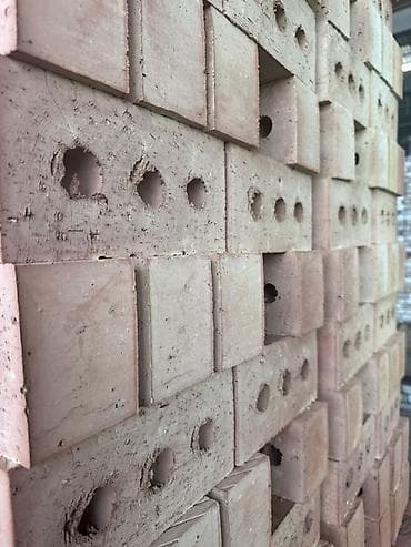 Пустотелый, дырчатый, Жженый кирпич, Одинарный, 250×120×65 at lalafo.kg Пустотелый, дырчатый, Жженый кирпич, Одинарный, 250×120×65