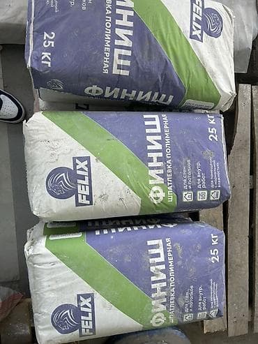 Шпатлевка полимерная FELIX «Финиш», 25 кг - Назначение: финишное at lalafo.kg Шпатлевка полимерная FELIX «Финиш», 25 кг - Назначение: финишное