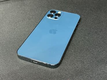 IPhone 12 Pro, Б/у, 256 ГБ, Pacific Blue, Чехол, Защитное стекло, Кабель, 77 % at lalafo.kg IPhone 12 Pro, Б/у, 256 ГБ, Pacific Blue, Чехол, Защитное стекло, Кабель, 77 %