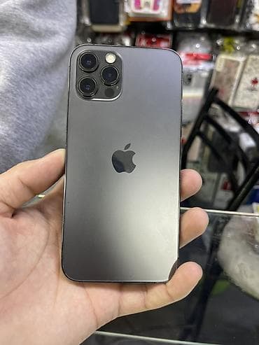 IPhone 12 Pro, Б/у, 128 ГБ, Графит, Защитное стекло, 77 % at lalafo.kg IPhone 12 Pro, Б/у, 128 ГБ, Графит, Защитное стекло, 77 %