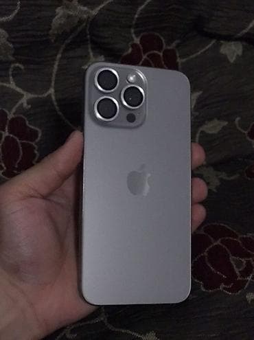 IPhone 15 Pro Max, Б/у, 256 ГБ, Серебристый, Чехол, Кабель, 87 % at lalafo.kg IPhone 15 Pro Max, Б/у, 256 ГБ, Серебристый, Чехол, Кабель, 87 %