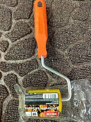 Малярный мини-валик с ручкой - Назначение: для нанесения красок и lalafo.kg да — 2 Малярный мини-валик с ручкой - Назначение: для нанесения красок и — 2