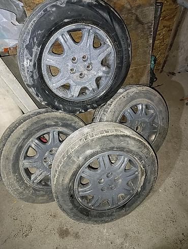 Колеса в сборе 195 / 70 / R 15, Всесезонная, Б/у, Комплект, Легковые, Железные, отверстий - 5 at lalafo.kg Колеса в сборе 195 / 70 / R 15, Всесезонная, Б/у, Комплект, Легковые, Железные, отверстий - 5