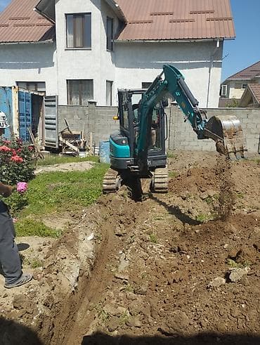 Услуги экскаватора | Водопровод, Планировка участка, Демонтаж at lalafo.kg Услуги экскаватора | Водопровод, Планировка участка, Демонтаж