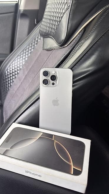 IPhone 16 Pro Max, 512 ГБ, White Titanium, Коробка, 99 % at lalafo.kg IPhone 16 Pro Max, 512 ГБ, White Titanium, Коробка, 99 %