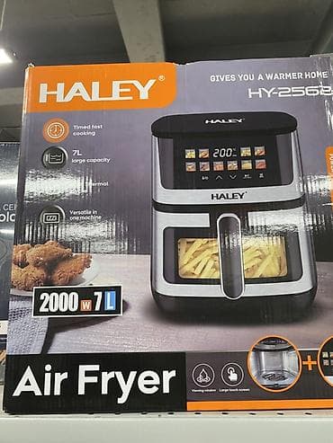 Аэрогриль (фритюрница без масла) HALEY HY-2569 - Мощность: 2000 Вт - at lalafo.kg Аэрогриль (фритюрница без масла) HALEY HY-2569 - Мощность: 2000 Вт -