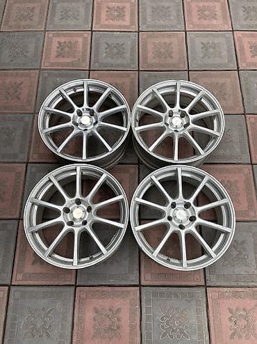 Литые Диски R 18 Enkei, Комплект, отверстий - 5, Б/у at lalafo.kg Литые Диски R 18 Enkei, Комплект, отверстий - 5, Б/у
