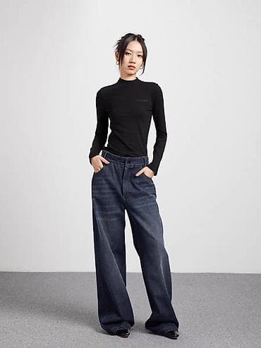 Лонгслив, цвет - Черный, S at lalafo.kg Лонгслив, цвет - Черный, S