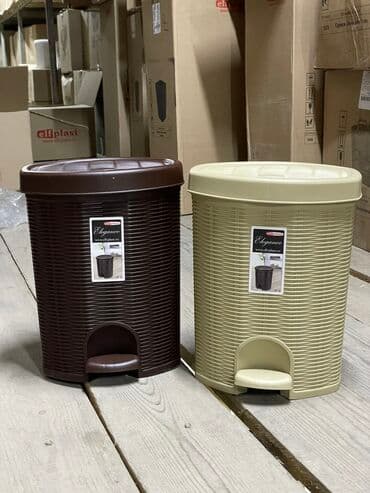 Ведро для мусора, урна с педалью и внутренним ведром 11литров 11л - at lalafo.kg Ведро для мусора, урна с педалью и внутренним ведром 11литров 11л -