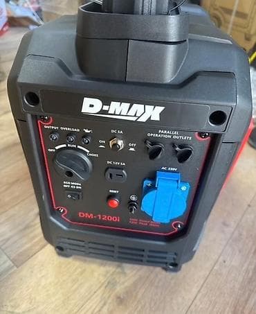 Инверторный генератор D-MAX DM-1200i - Тип: бензиновый инверторный at lalafo.kg Инверторный генератор D-MAX DM-1200i - Тип: бензиновый инверторный