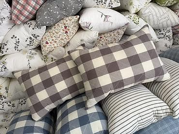 Жумшак эмерек үчүн каптамалар: Подушки для дома размера 50*70 - Наполнители: гипоаллергенный lalafo.kg да — 6 Жумшак эмерек үчүн каптамалар: Подушки для дома размера 50*70 - Наполнители: гипоаллергенный — 6