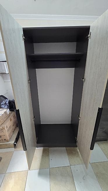 шкаф гордероб: Шифоньер, шкаф для одежды, Прямой, ЛДСП at lalafo.kg — 2 шкаф гордероб: Шифоньер, шкаф для одежды, Прямой, ЛДСП — 2