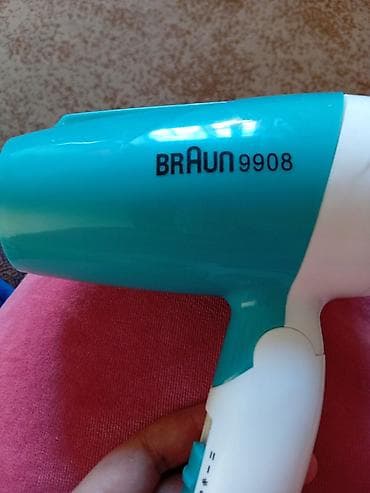 Фен Braun, Дорожный, Концентратор, Складная ручка at lalafo.kg Фен Braun, Дорожный, Концентратор, Складная ручка