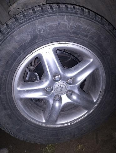 Колеса в сборе R 16, Всесезонная, Б/у, Комплект, Внедорожные (АТ/МТ), Литые, отверстий - 6 at lalafo.kg Колеса в сборе R 16, Всесезонная, Б/у, Комплект, Внедорожные (АТ/МТ), Литые, отверстий - 6