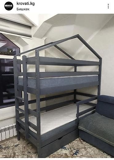 Офис эмереги: Кровати детские подростковые односпальные двухъярусные домики lalafo.kg да — 6 Офис эмереги: Кровати детские подростковые односпальные двухъярусные домики — 6