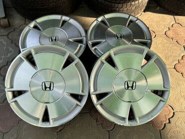 Литые Диски R 15 Honda, Комплект, отверстий - 5, Б/у at lalafo.kg Литые Диски R 15 Honda, Комплект, отверстий - 5, Б/у