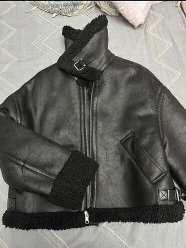 Дубленка, Авиатор, Короткая модель, L at lalafo.kg Дубленка, Авиатор, Короткая модель, L