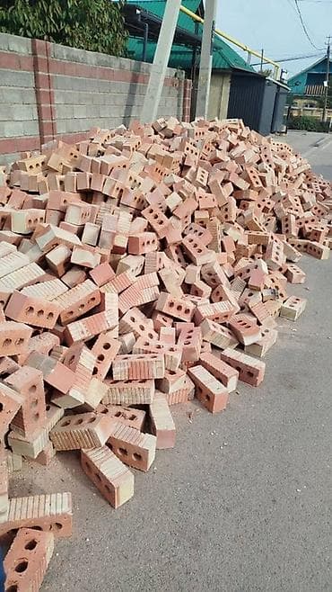 Полнотелый, таблетка, Жженый кирпич, Полублок, 250×120×90 at lalafo.kg Полнотелый, таблетка, Жженый кирпич, Полублок, 250×120×90