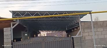 Металл тосмолор: Металлическая конструкция для навеса, выполненная из прочного профиля lalafo.kg да — 10 Металл тосмолор: Металлическая конструкция для навеса, выполненная из прочного профиля — 10