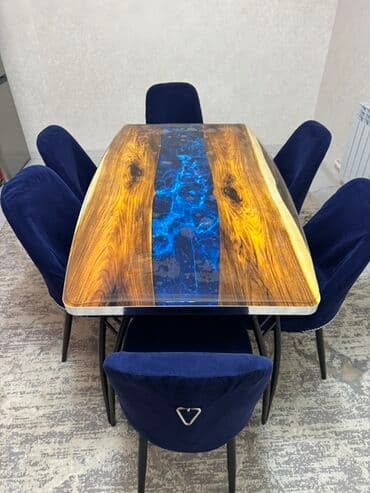 Кухонный стол и стул, Б/у at lalafo.kg Кухонный стол и стул, Б/у
