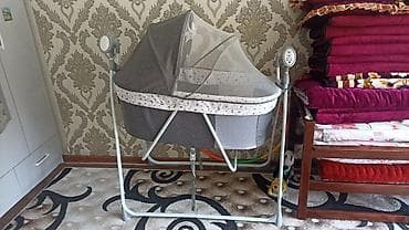 Люлька, Новый, Колыбель, Металл, цвет - Серый at lalafo.kg Люлька, Новый, Колыбель, Металл, цвет - Серый