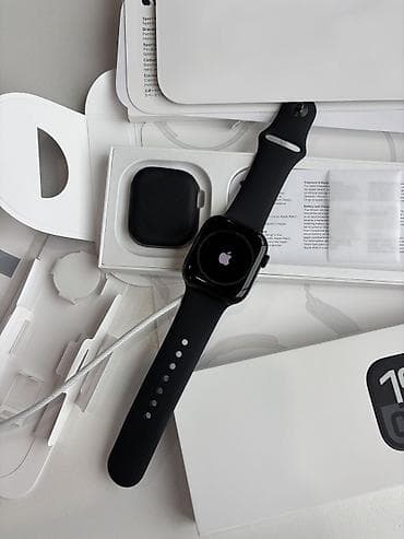 Apple Watch Series 9 45mm Midnight ⌚ ⌚ Ремешок Native Union для Apple at lalafo.kg Apple Watch Series 9 45mm Midnight ⌚ ⌚ Ремешок Native Union для Apple