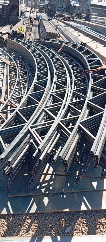 Фермы для навеса Фермы Арки Навесы Готовые Фермы для навеса at lalafo.kg Фермы для навеса Фермы Арки Навесы Готовые Фермы для навеса