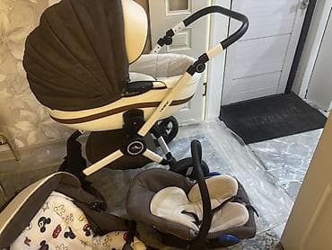 Коляска, цвет - Коричневый at lalafo.kg Коляска, цвет - Коричневый