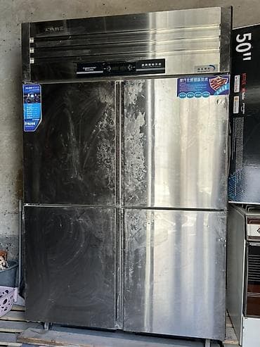 Промышленный холодильный шкаф из нержавеющей стали почти новая при at lalafo.kg Промышленный холодильный шкаф из нержавеющей стали почти новая при