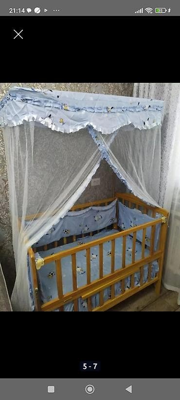 Бала үчүн комод: Манеж керебет, Колдонулган, Бүктөө lalafo.kg да — 5 Бала үчүн комод: Манеж керебет, Колдонулган, Бүктөө — 5